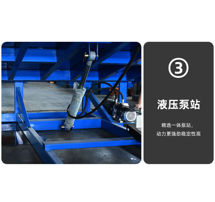 Hydraulic loading and unloading platform