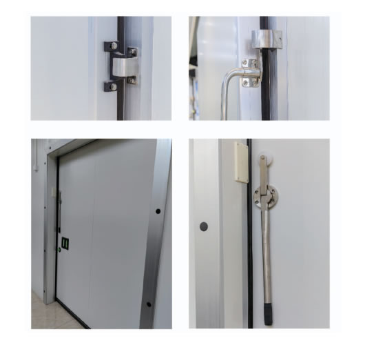 Medium sized manual sliding door